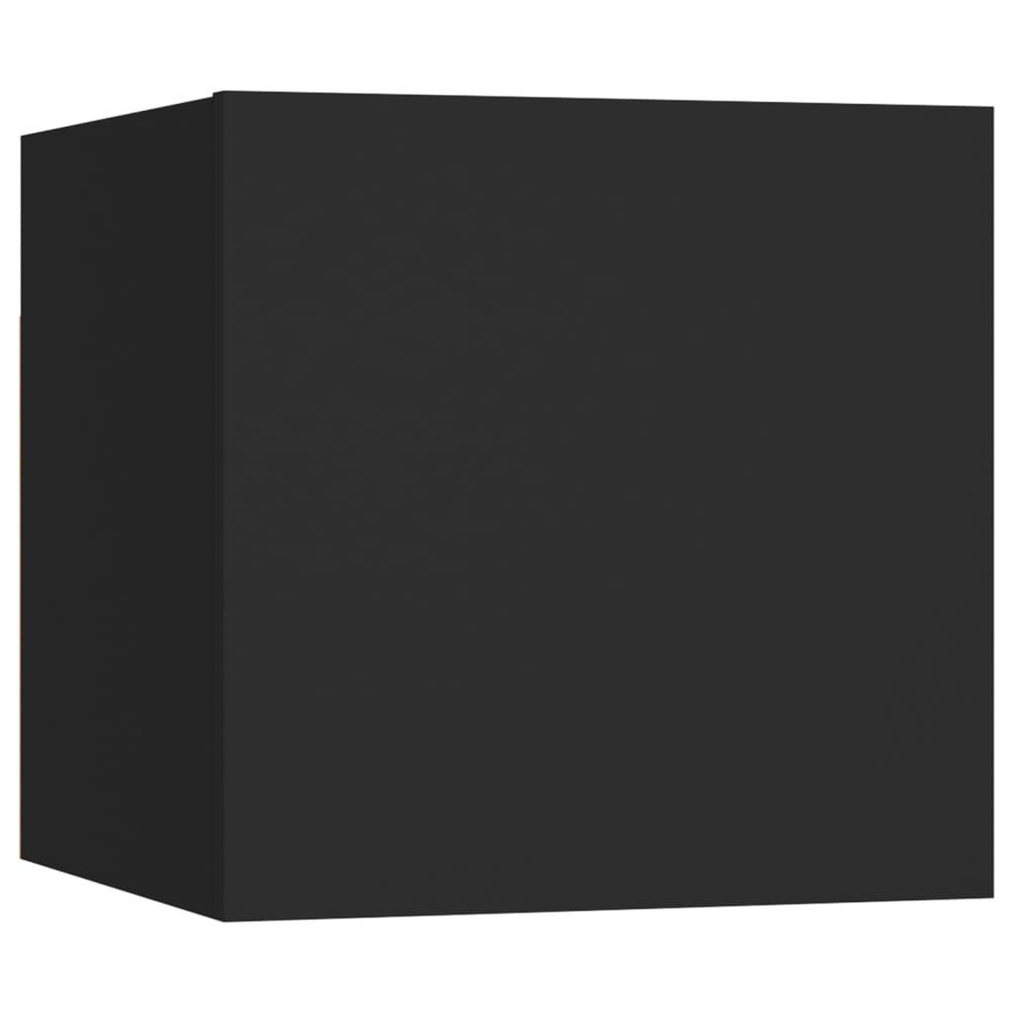 Voir la diapositive 4 : VIDAXL Ensemble de meubles TV 4 pcs Noir Bois d'ingenierie
