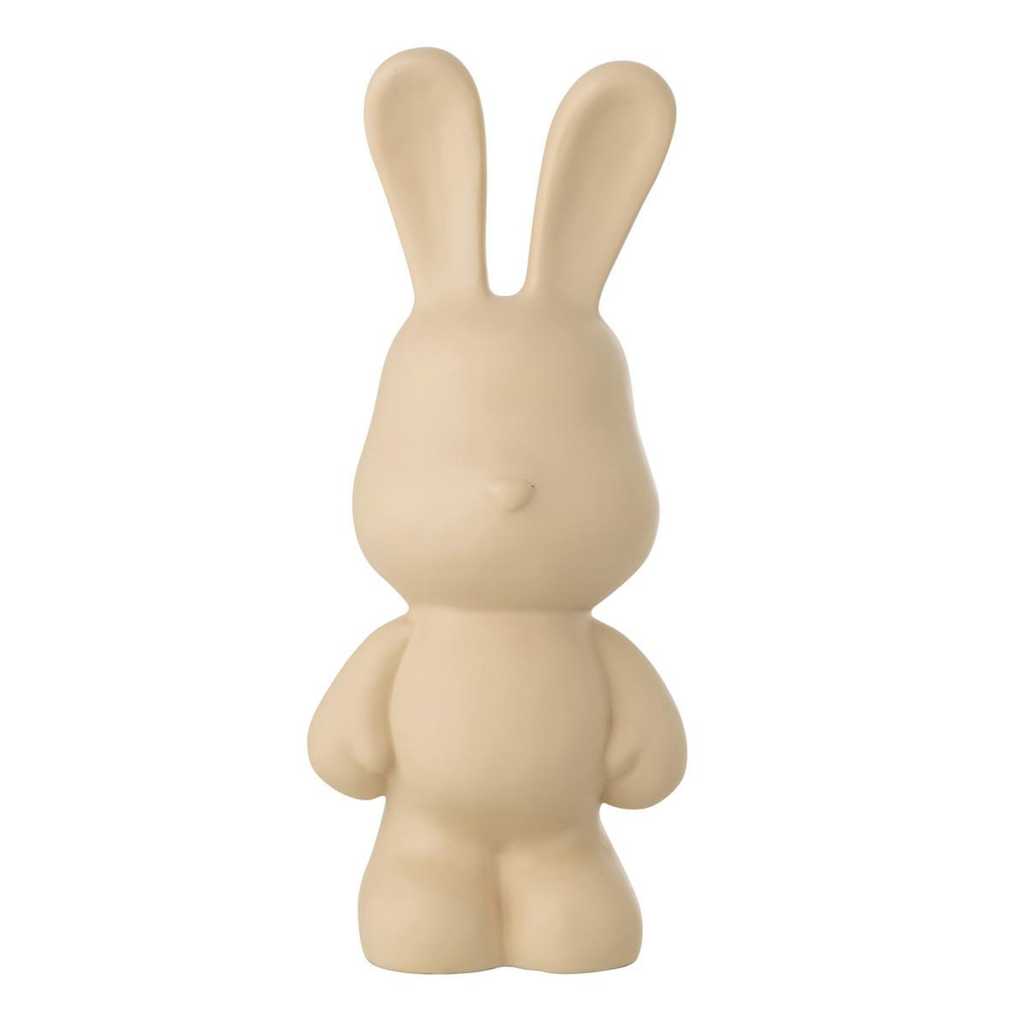 J-LINE Statuette lapin en résine  eddy  49cm beige
