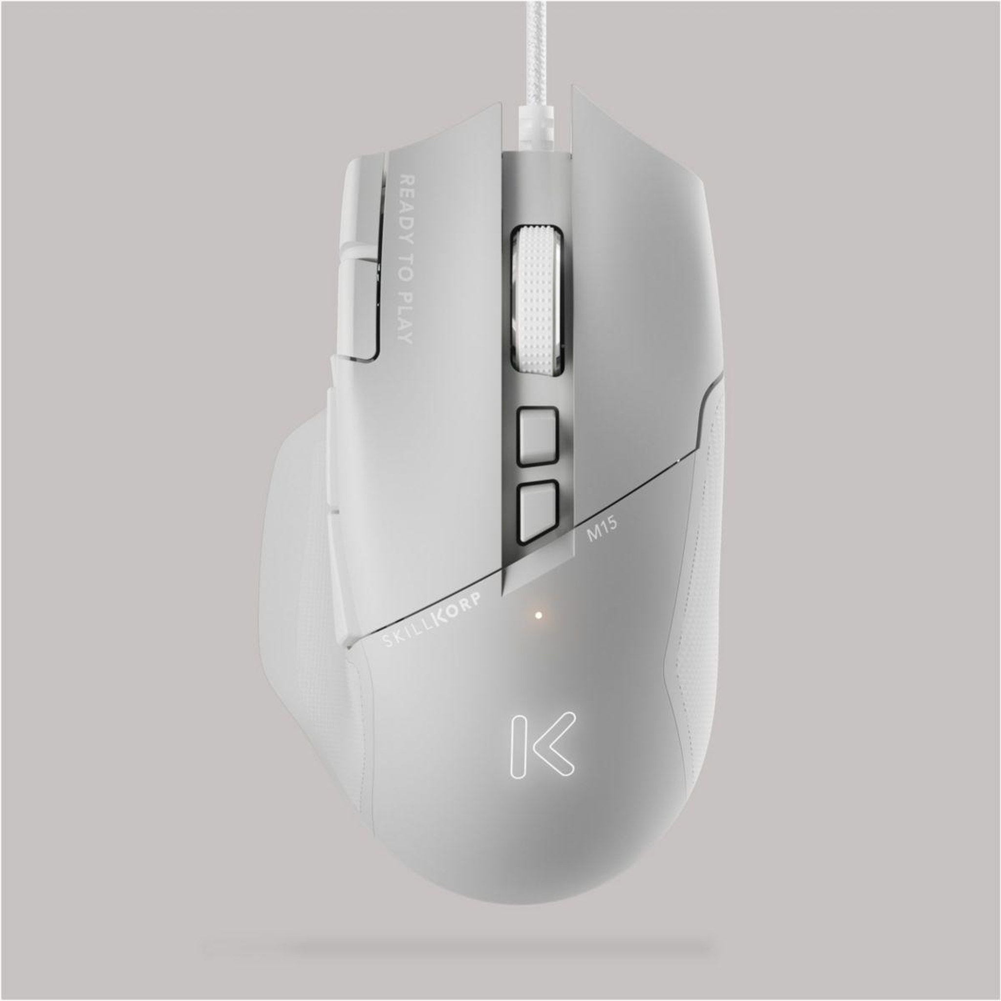 Voir la diapositive 2 : SKILLKORP Souris gamer filaire m15 blanche v2 progress