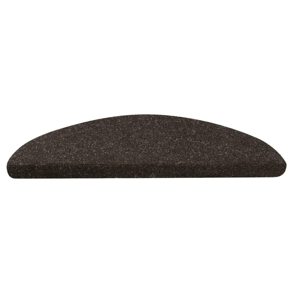 VIDAXL Tapis d'escalier auto-adhesifs 20 pcs anthracite 56x17x3 cm