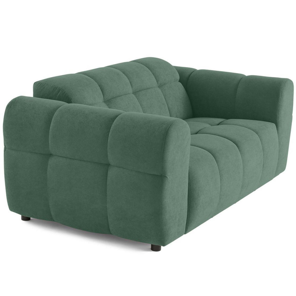 LISA DESIGN Ray - canapé droit 2 places en tissu texturé