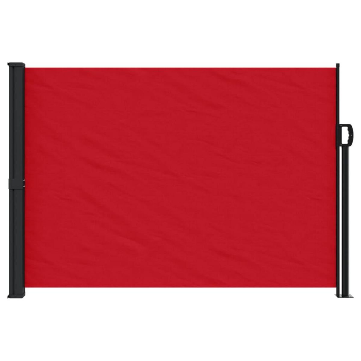 VIDAXL Auvent lateral retractable rouge 140x600 cm
