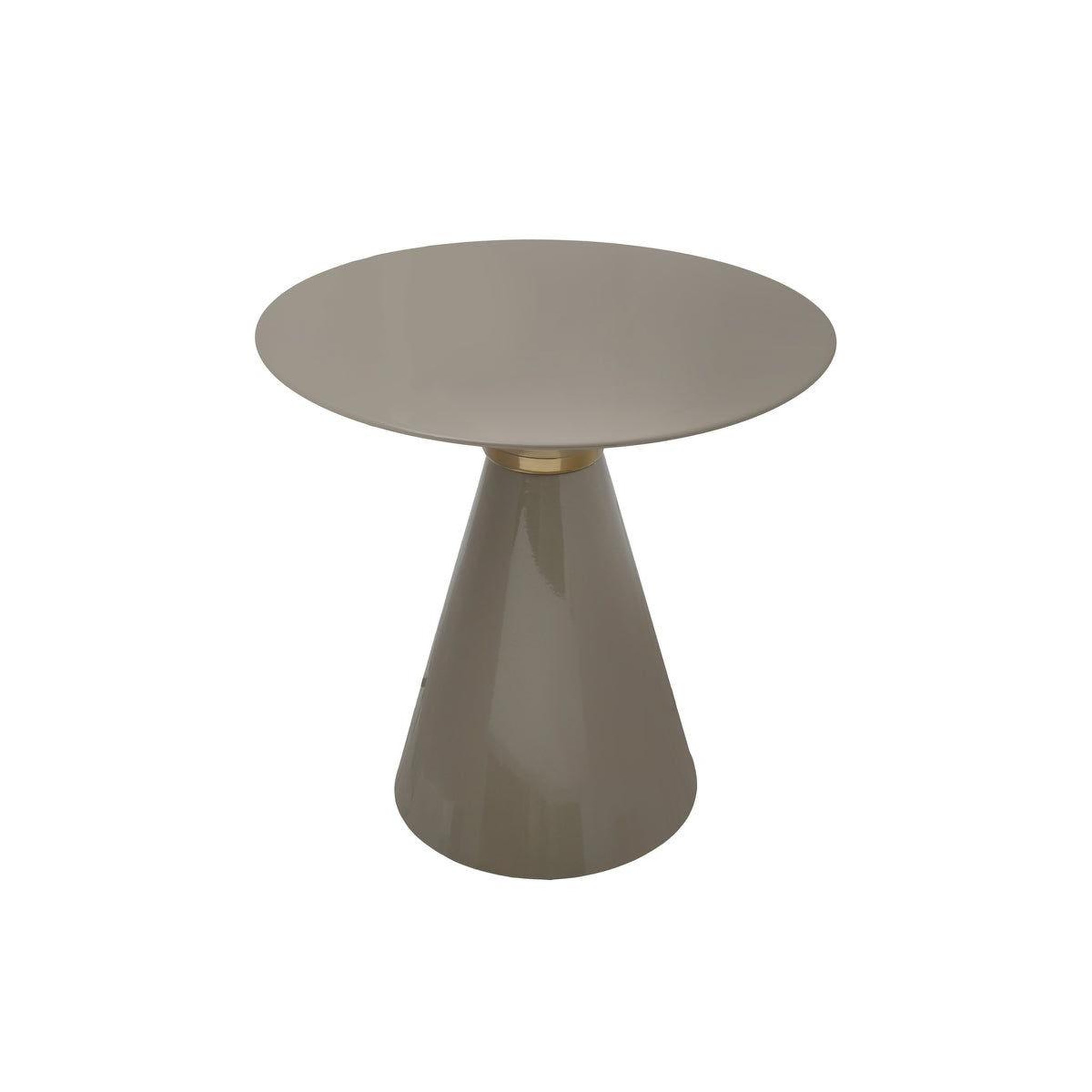 Voir la diapositive 2 : Paris Prix Table d'Appoint Design  Pina  46cm Taupe
