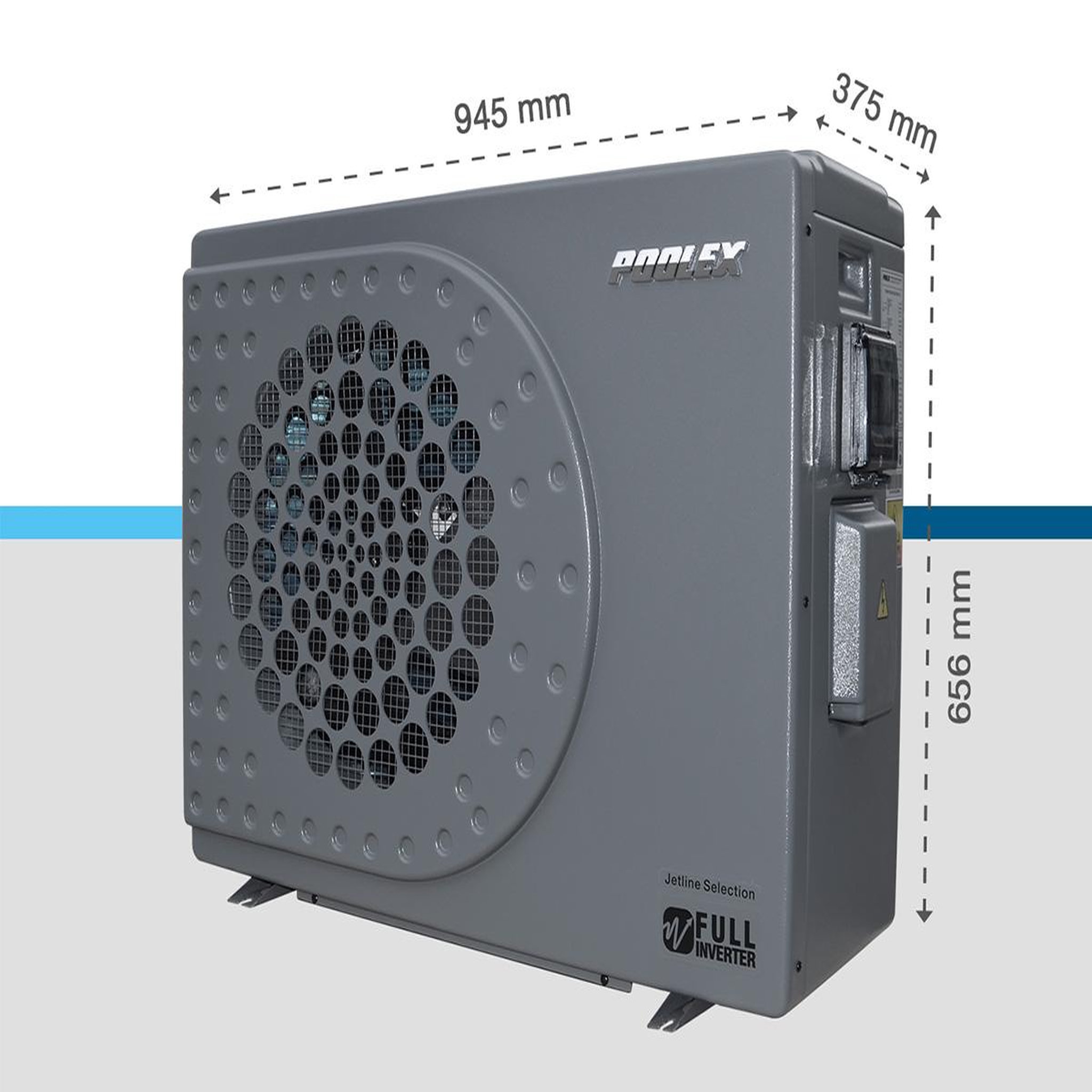 Voir la diapositive 4 : Poolex Pompe à chaleur 20,10 kw jetline selection full inverter wifi 210 - poolex