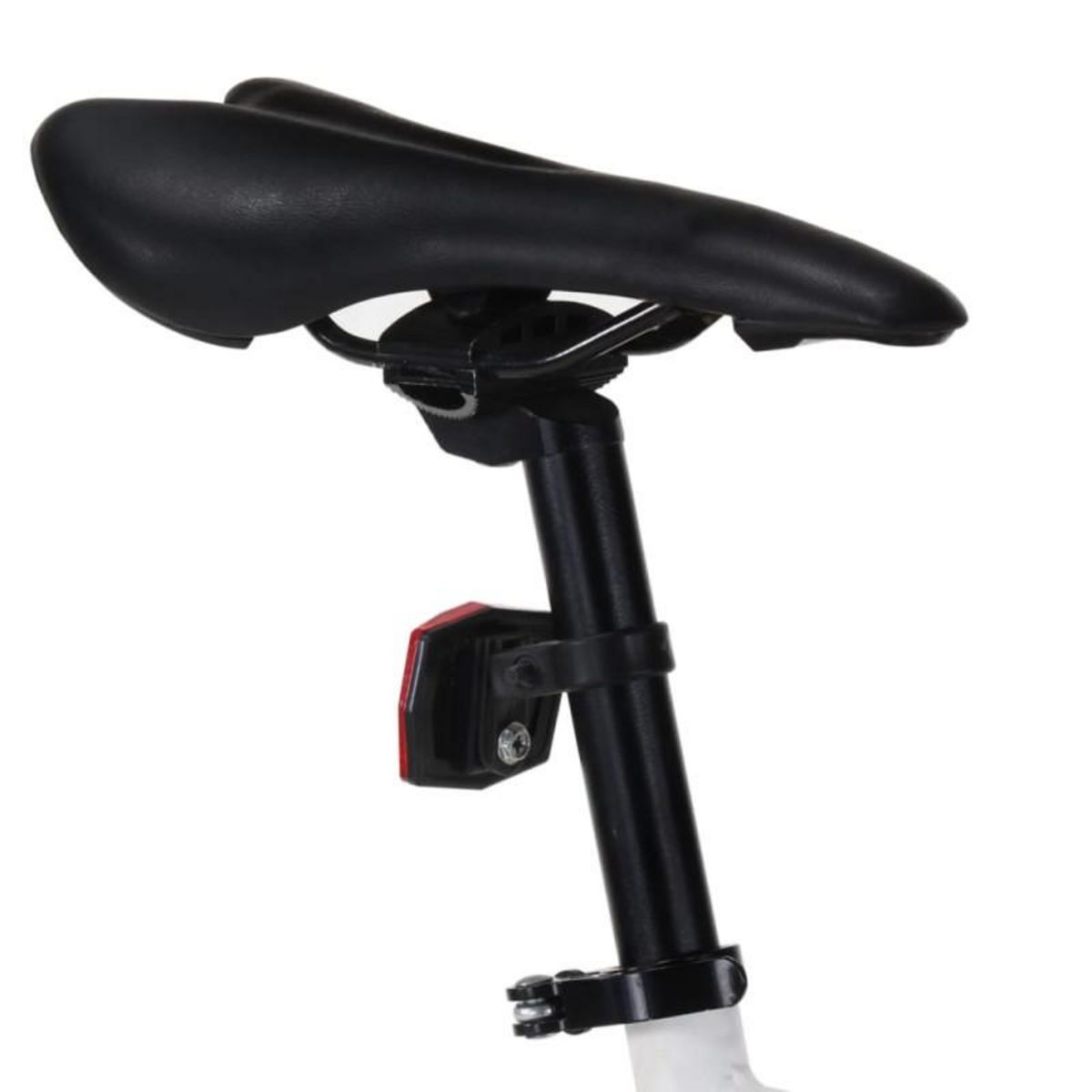 VIDAXL Vélo à pignon fixe blanc et orange 700c 59 cm