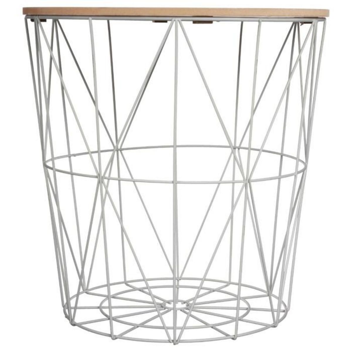 Paris Prix Table d'Appoint Design  Kumi  41cm Gris
