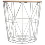 Voir la diapositive 2 : ATMOSPHERA Table d'Appoint Design  Kumi  41cm Gris