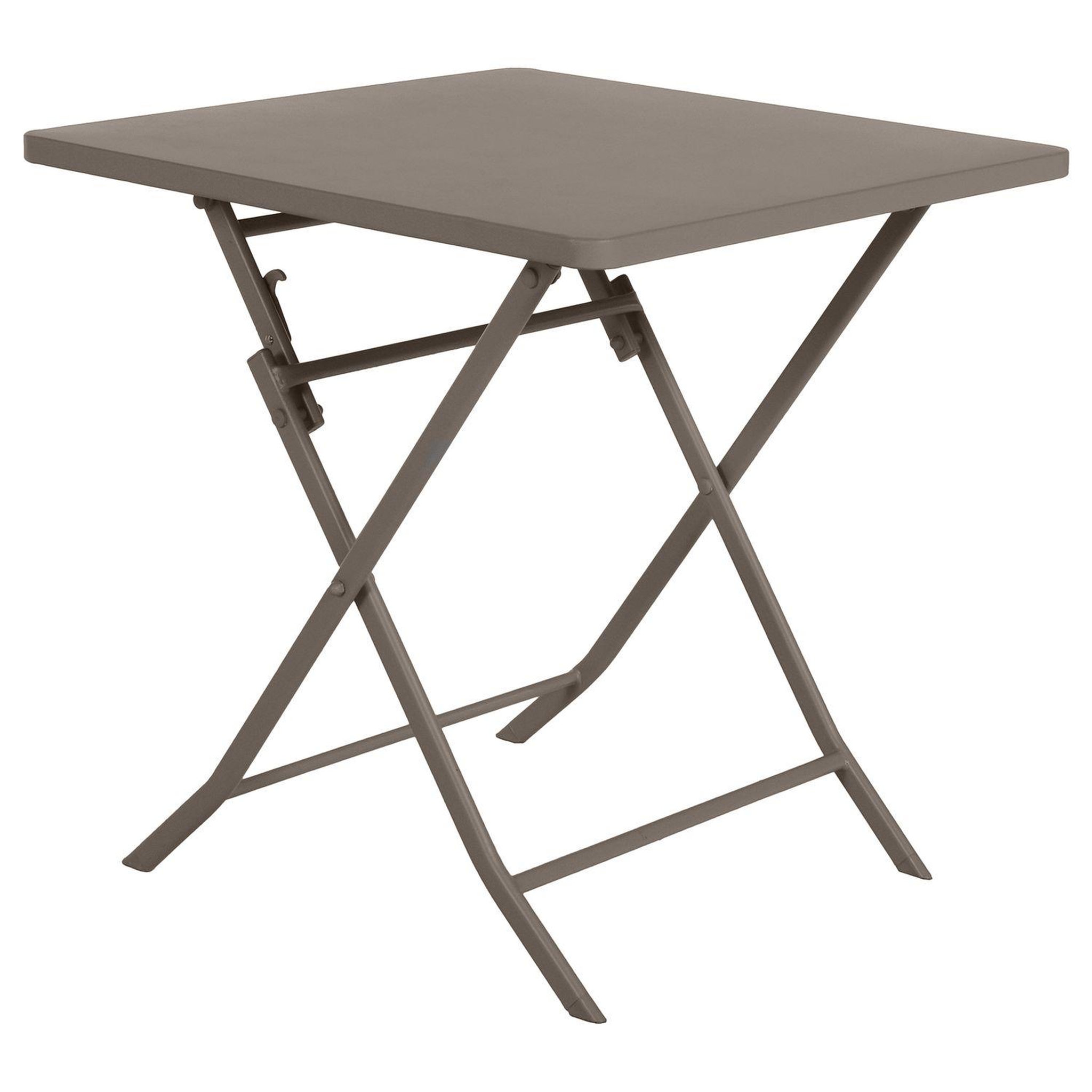 Voir la diapositive 1 : HESPERIDE Table de jardin pliante carrée Greensboro - 2 Places