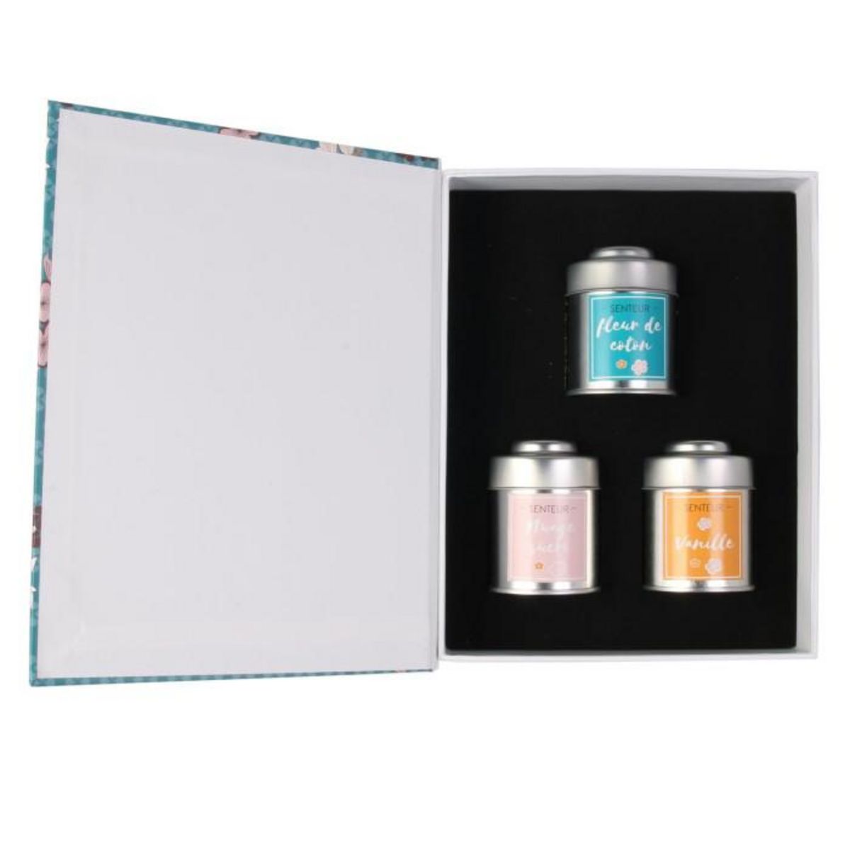 Paris Prix Coffret 3 Bougies Parfumées  Sweet  60g Multicolore