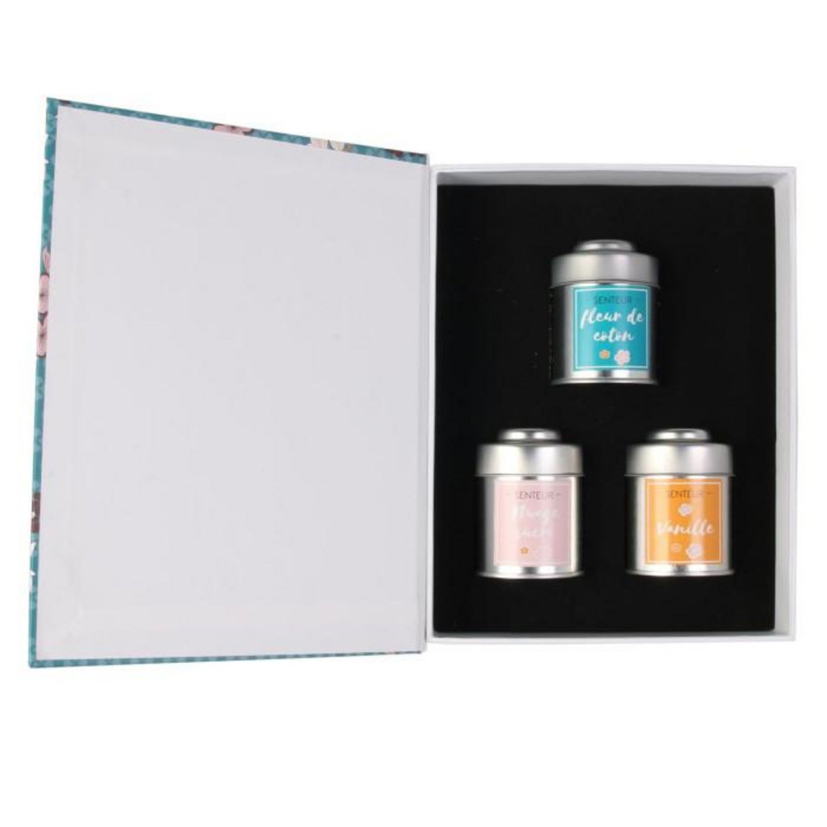 Paris Prix Coffret 3 Bougies Parfumées  Sweet  60g Multicolore