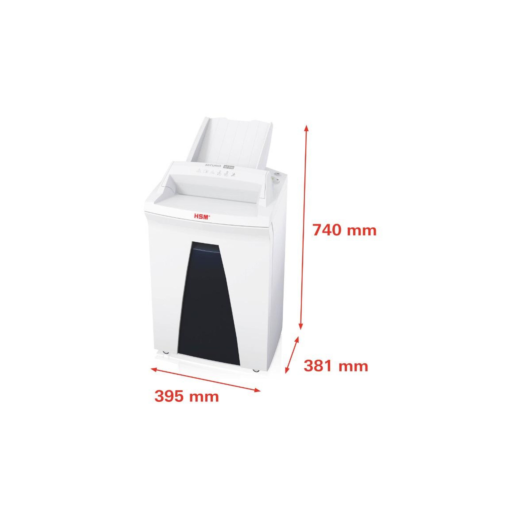 Voir la diapositive 2 : Hsm Destructeur de documents 12-14 feuilles coupes particules 4.5x30mm - 2093121