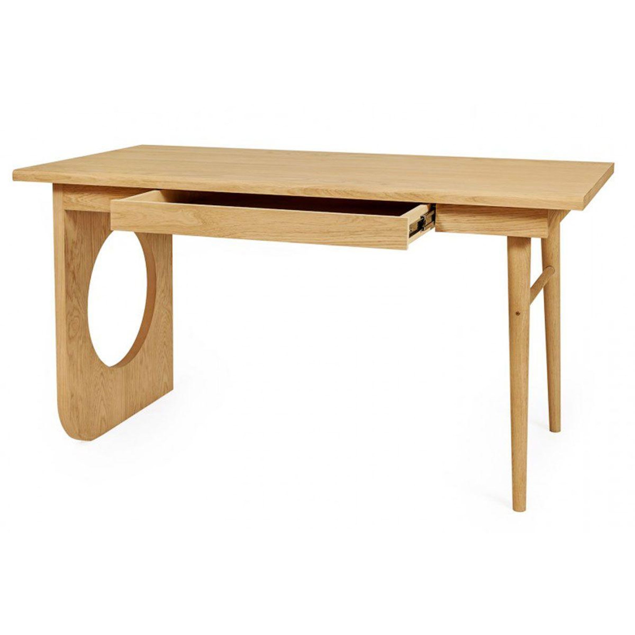 Paris Prix Bureau 1 tiroir design  bau  140cm chêne
