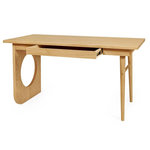 Paris Prix Bureau 1 Tiroir Design  Bau  140cm Chêne