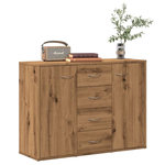 VIDAXL Buffet chene artisanal 88x30x64 cm bois d'ingenierie