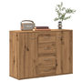 Voir la diapositive 1 : VIDAXL Buffet chene artisanal 88x30x64 cm bois d'ingenierie