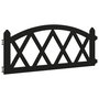 Voir la diapositive 3 : VIDAXL Bordures de pelouse 17 pcs Noir 10 m PP