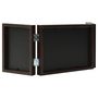 Voir la diapositive 3 : VIDAXL Cadre photo depliable Marron fonce 22x15 cm+2x(10x15 cm)