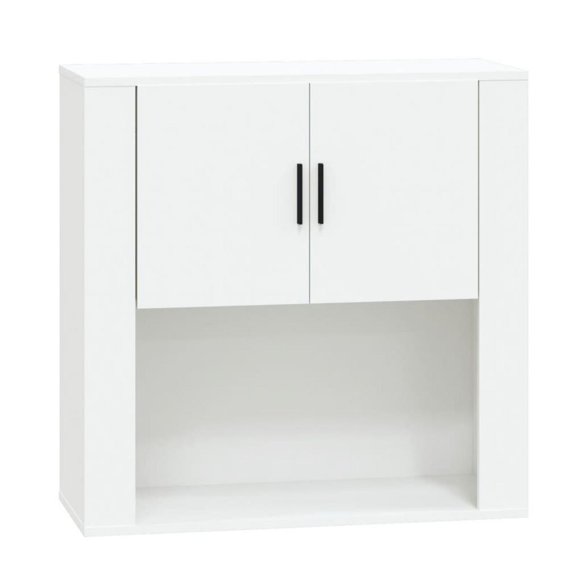 VIDAXL Armoire murale Blanc 80x33x80 cm Bois d'ingenierie