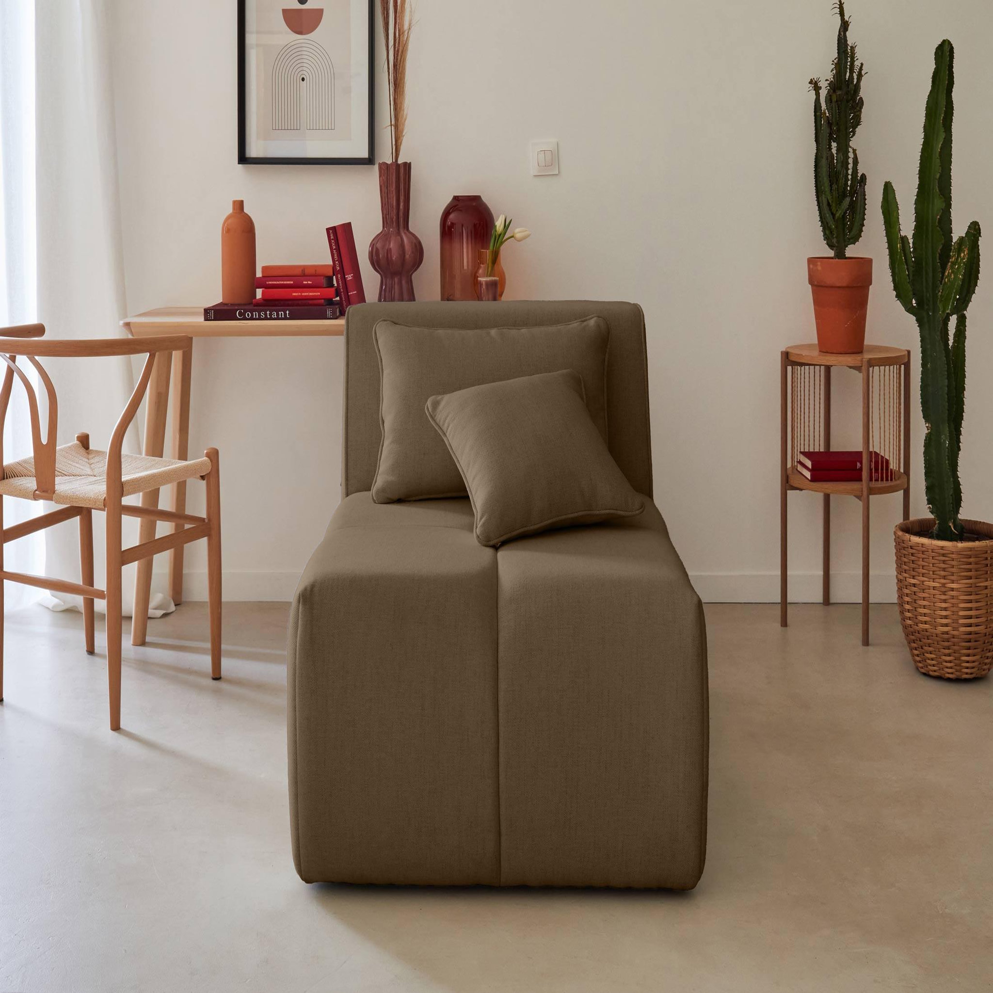 Voir la diapositive 2 : LISA DESIGN Caracas - module d'assise - en tissu