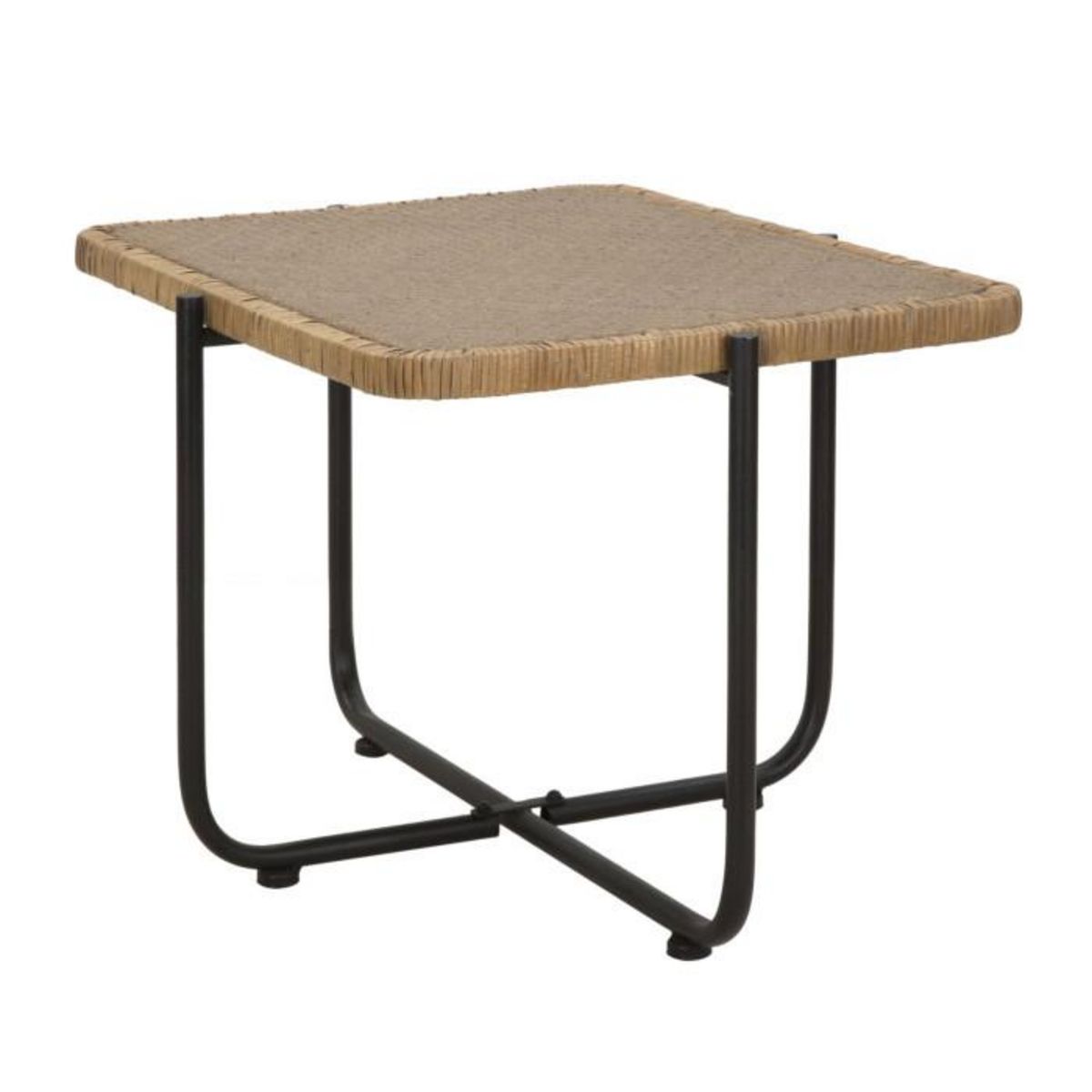 Paris Prix Table Basse en Rotin  Cebu  75cm Naturel & Noir