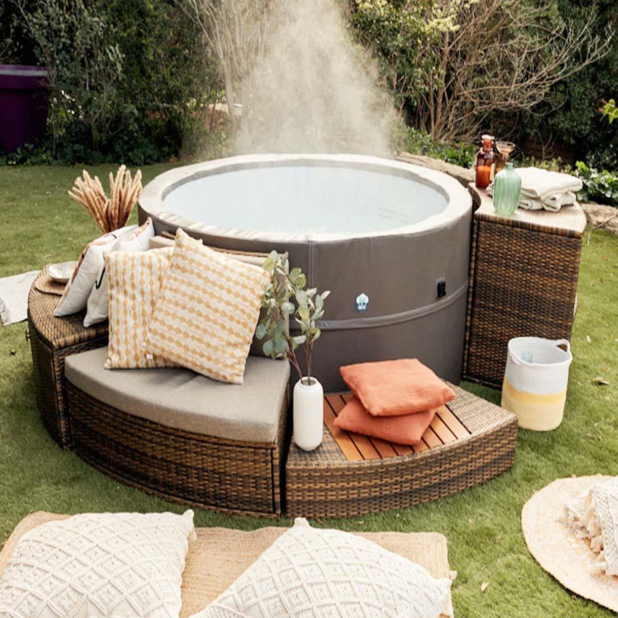 Voir la diapositive 3 : Netspa Mobilier 5 modules pour spa portable semi-rigide Vita Premium - Netspa