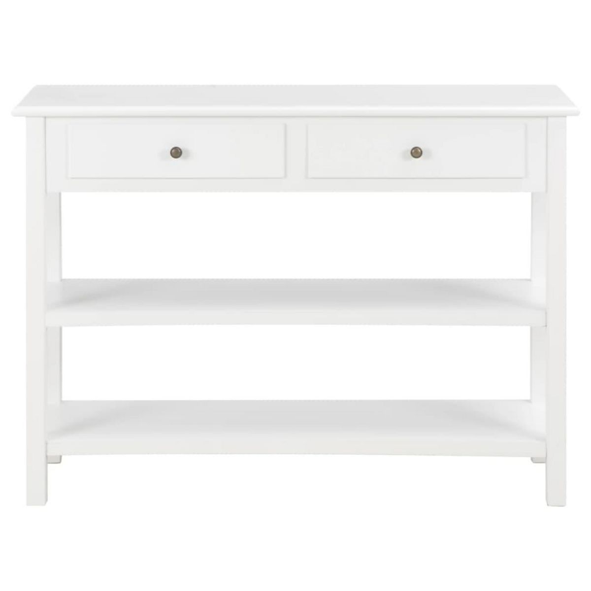 VIDAXL Buffet Blanc 110x35x80 cm MDF