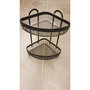 Voir la diapositive 2 : FIVE Étagère d'Angle 2 Niveaux  Mayaj  33cm Noir