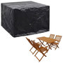 Voir la diapositive 2 : VIDAXL Housses de salon de jardin 2 pcs 8 œillets 122x112x98 cm