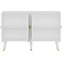 Voir la diapositive 4 : Habitat et Jardin Buffet en bois  Ahart  - 120 x 30 x 80 cm - Blanc