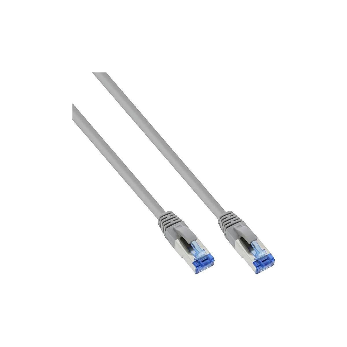 Innelec Câble réseau InLine Patch-Kabel RJ-45 (M) - RJ-45 (M) 50cm SFTP CAT 6a haltogène free gris