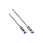 Innelec Câble réseau InLine Patch-Kabel RJ-45 (M) - RJ-45 (M) 50cm SFTP CAT 6a haltogène free gris
