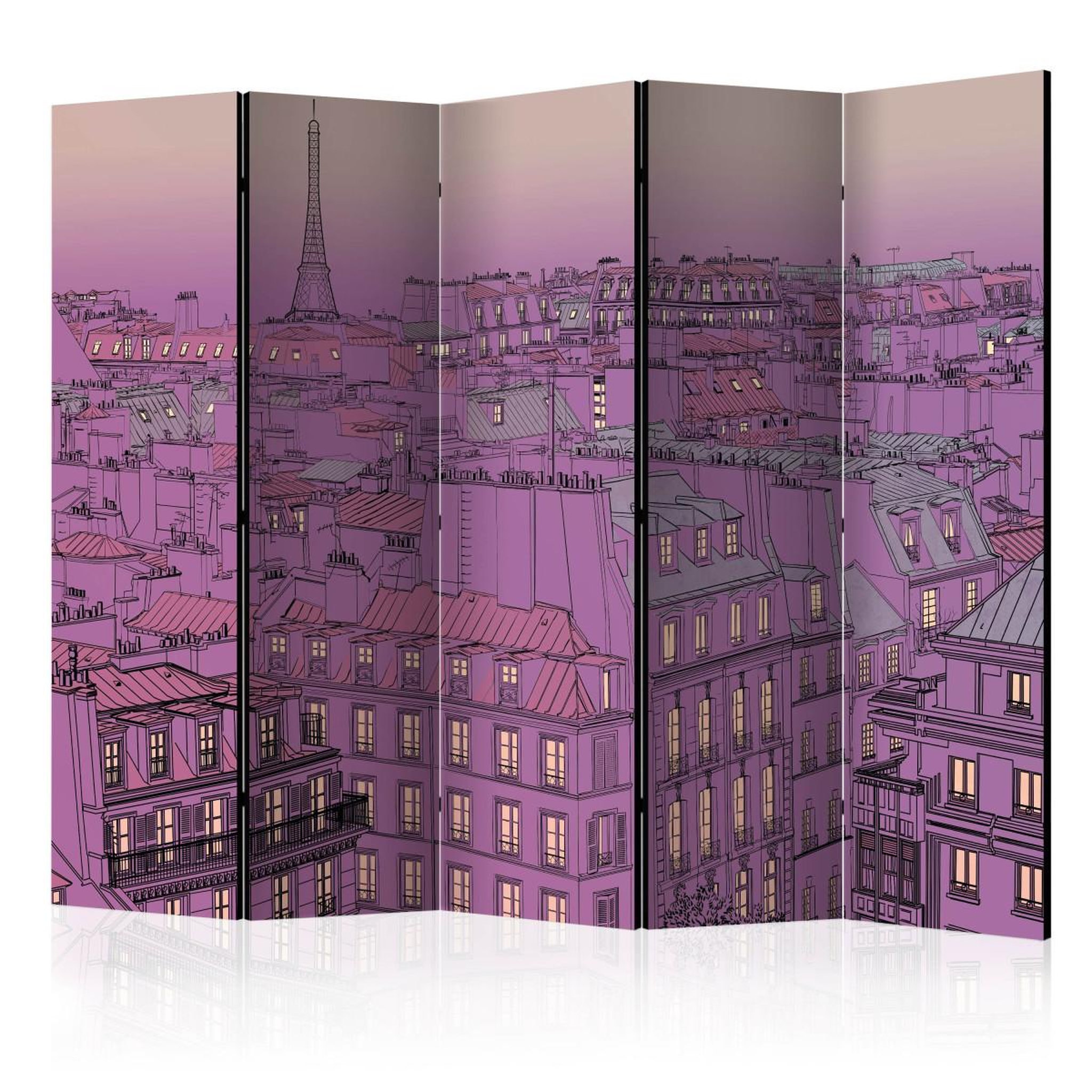 Paris Prix Paravent 5 volets  friday evening in paris  172x225cm