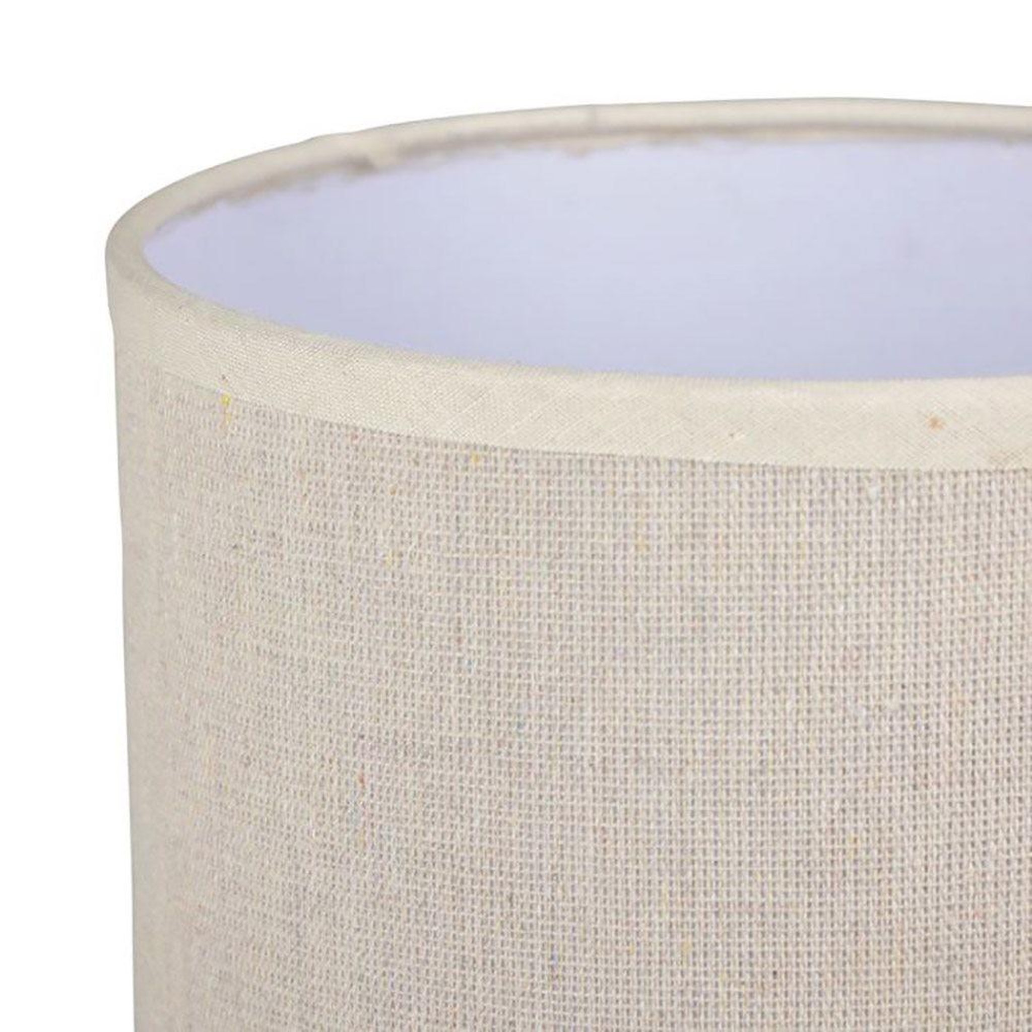 Voir la diapositive 4 : OSTARIA Lampe amphore métal Abisko blanche beige