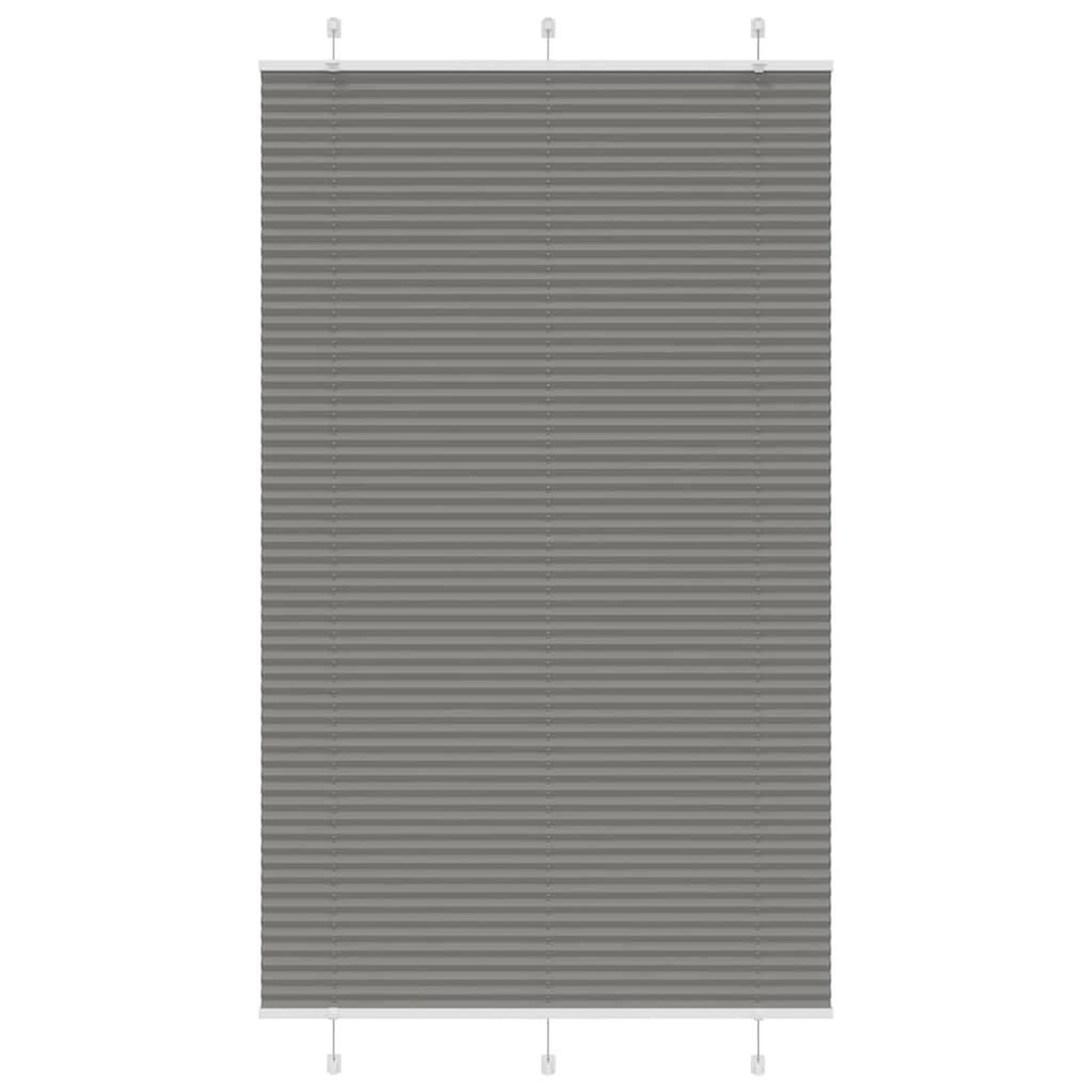 VIDAXL Store plisse anthracite 115x200 cm largeur du tissu 114,4 cm