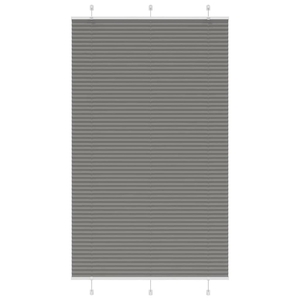 VIDAXL Store plisse anthracite 115x200 cm largeur du tissu 114,4 cm