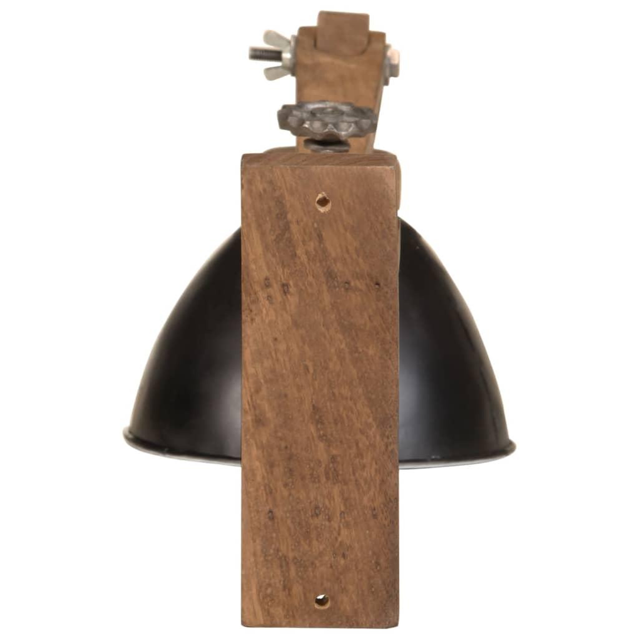 Voir la diapositive 5 : VIDAXL Lampe murale 25 W noir E27