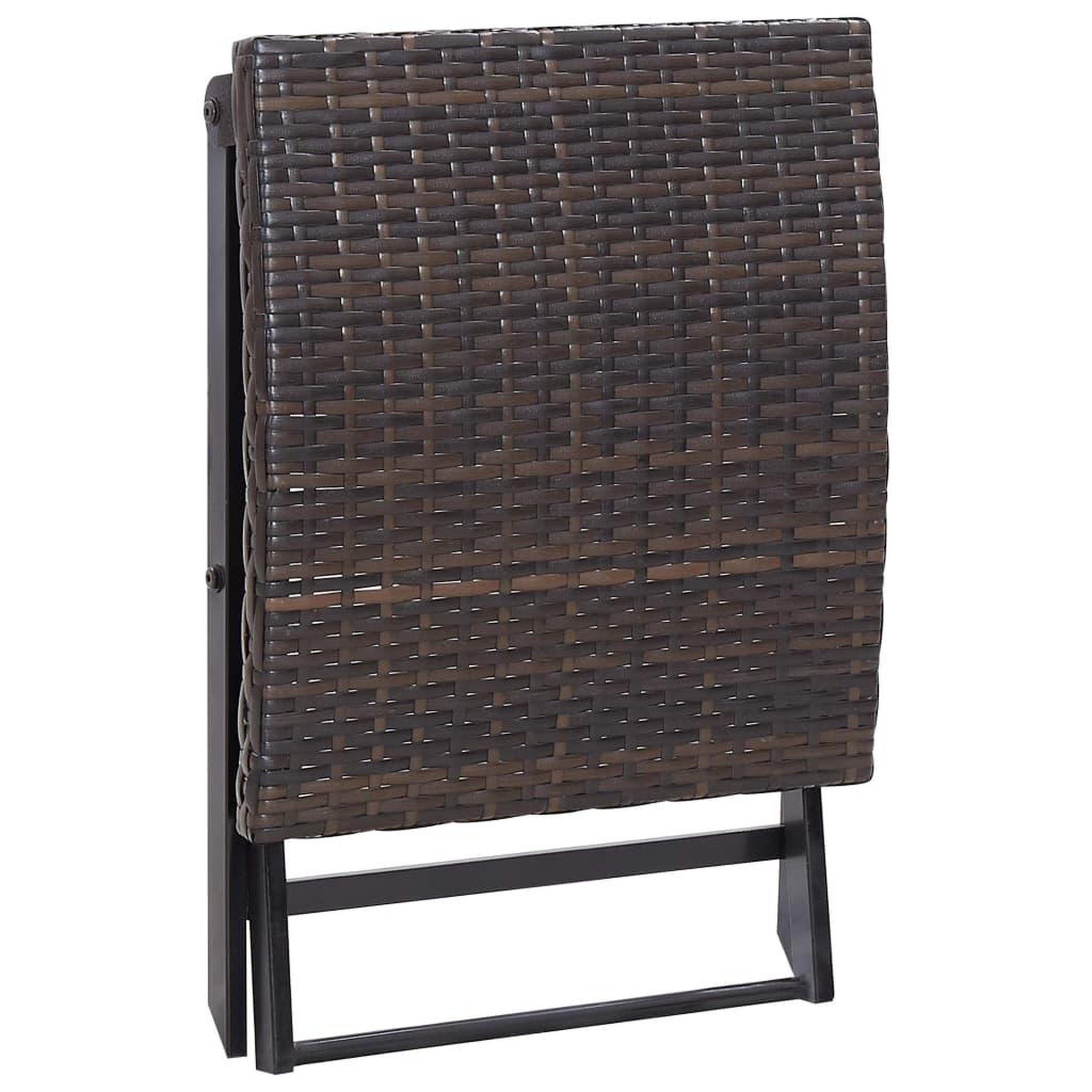Voir la diapositive 4 : VIDAXL Tabouret pliable Resine tressee Marron