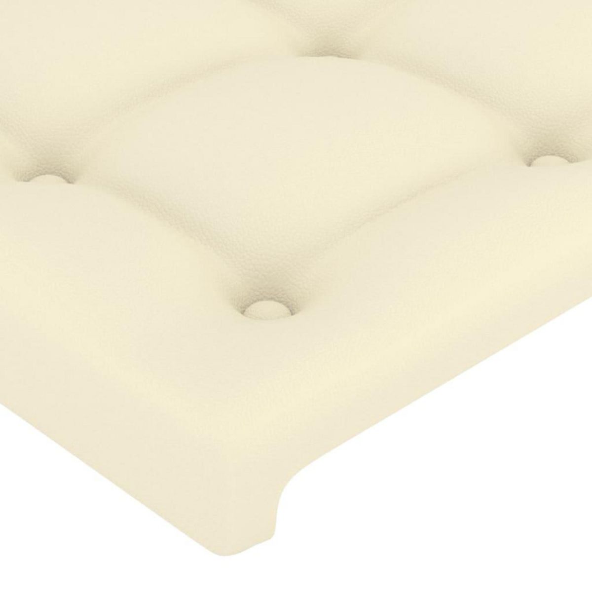 VIDAXL Tete de lit Creme 80x5x78/88 cm Similicuir