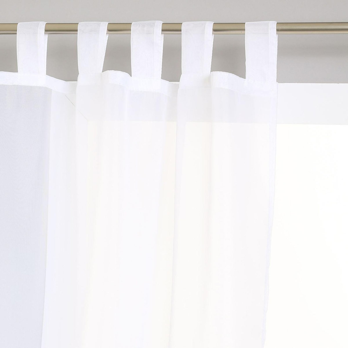 ATMOSPHERA 2 Voilages à pattes effet mat