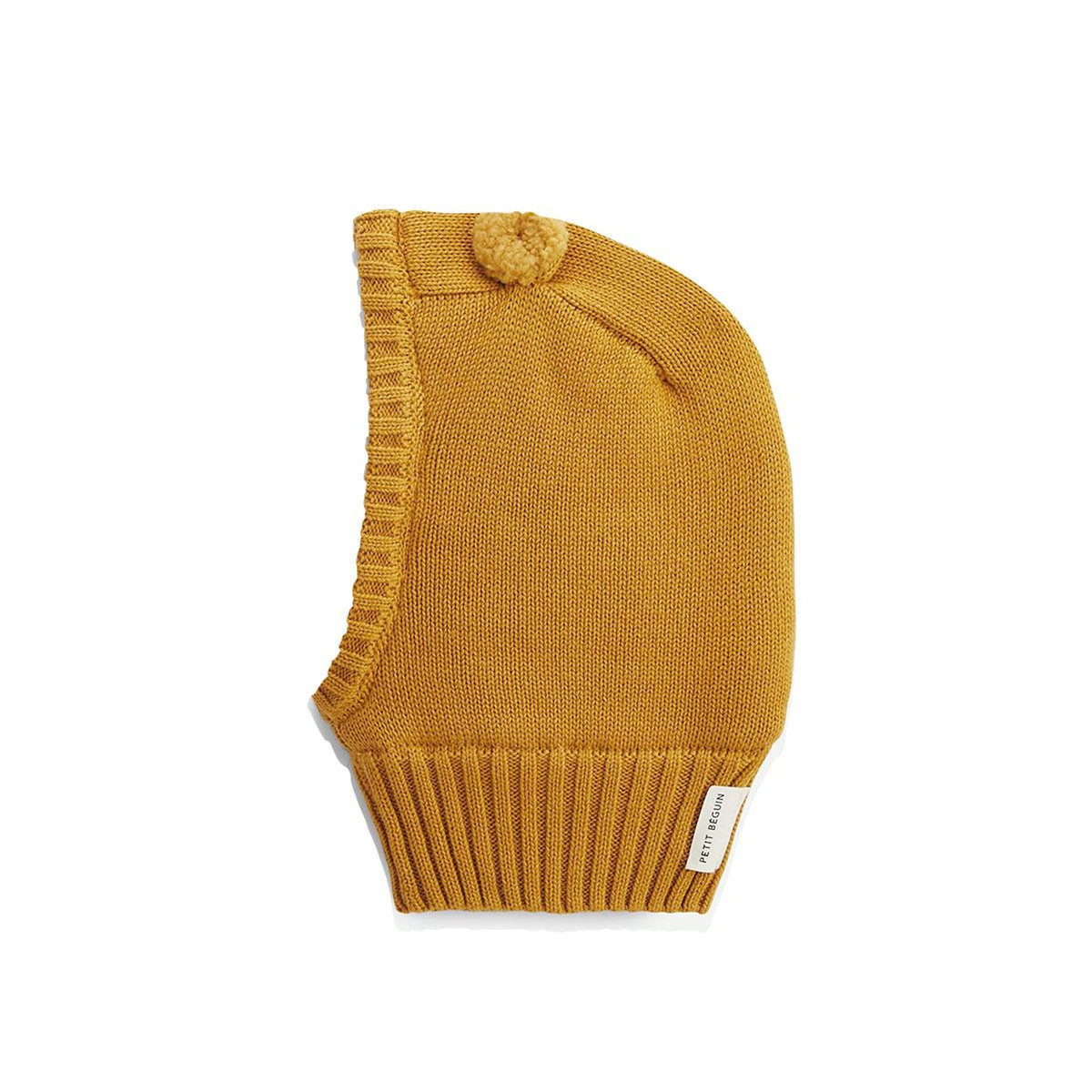 Petit Béguin Cagoule bébé en tricot Charly