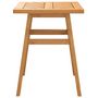 Voir la diapositive 3 : VIDAXL Table d'appoint 45x45x60 cm bois massif d'acacia