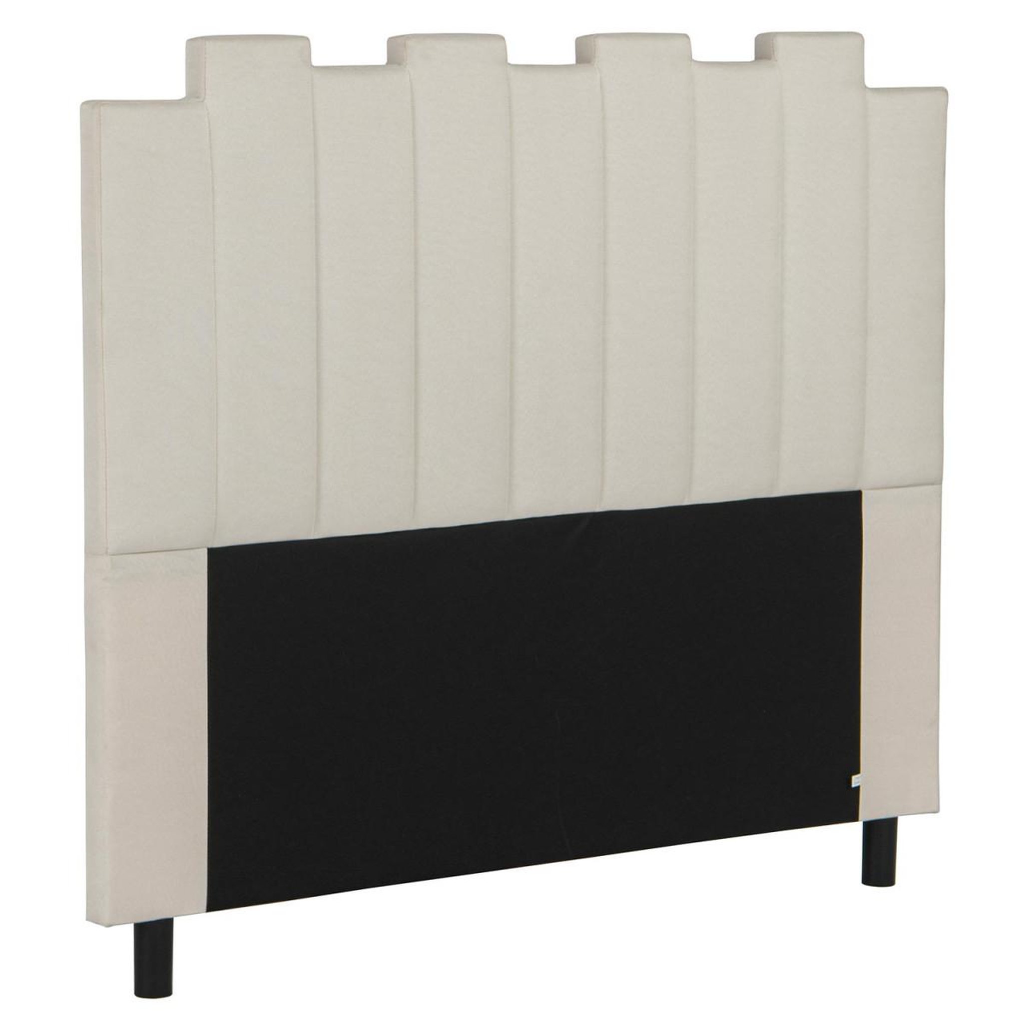 Voir la diapositive 2 : Paris Prix Tête de lit en tissu design  kenty  140cm beige