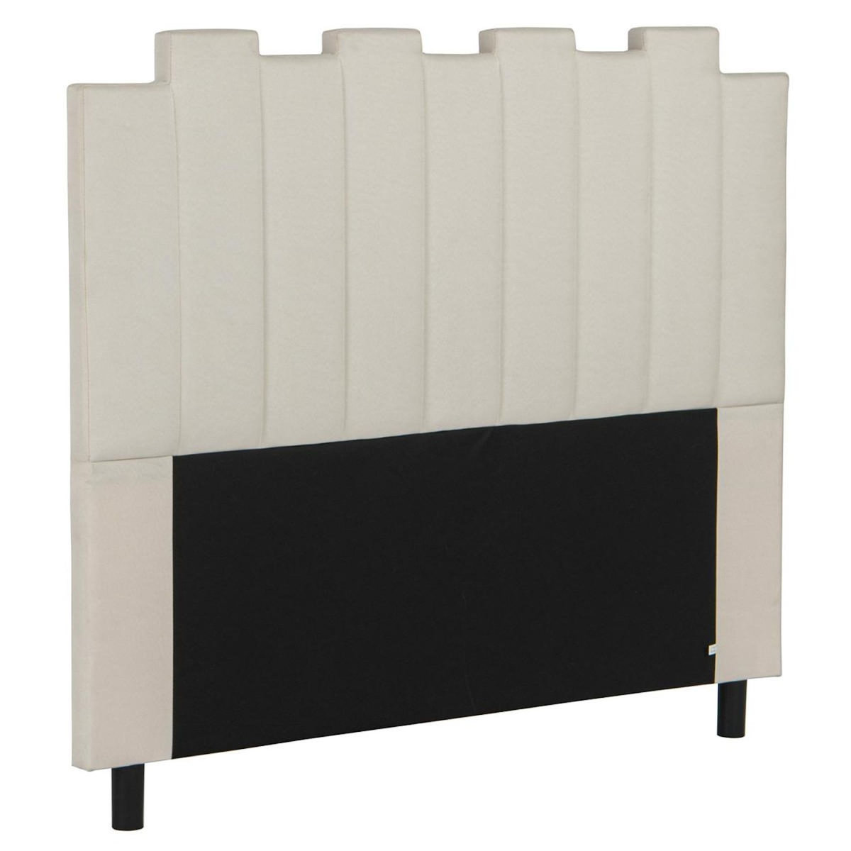 Paris Prix Tête de Lit en Tissu Design  Kenty  140cm Beige