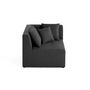 Voir la diapositive 6 : LISA DESIGN Amalfi - module d'angle réversible - en tissu