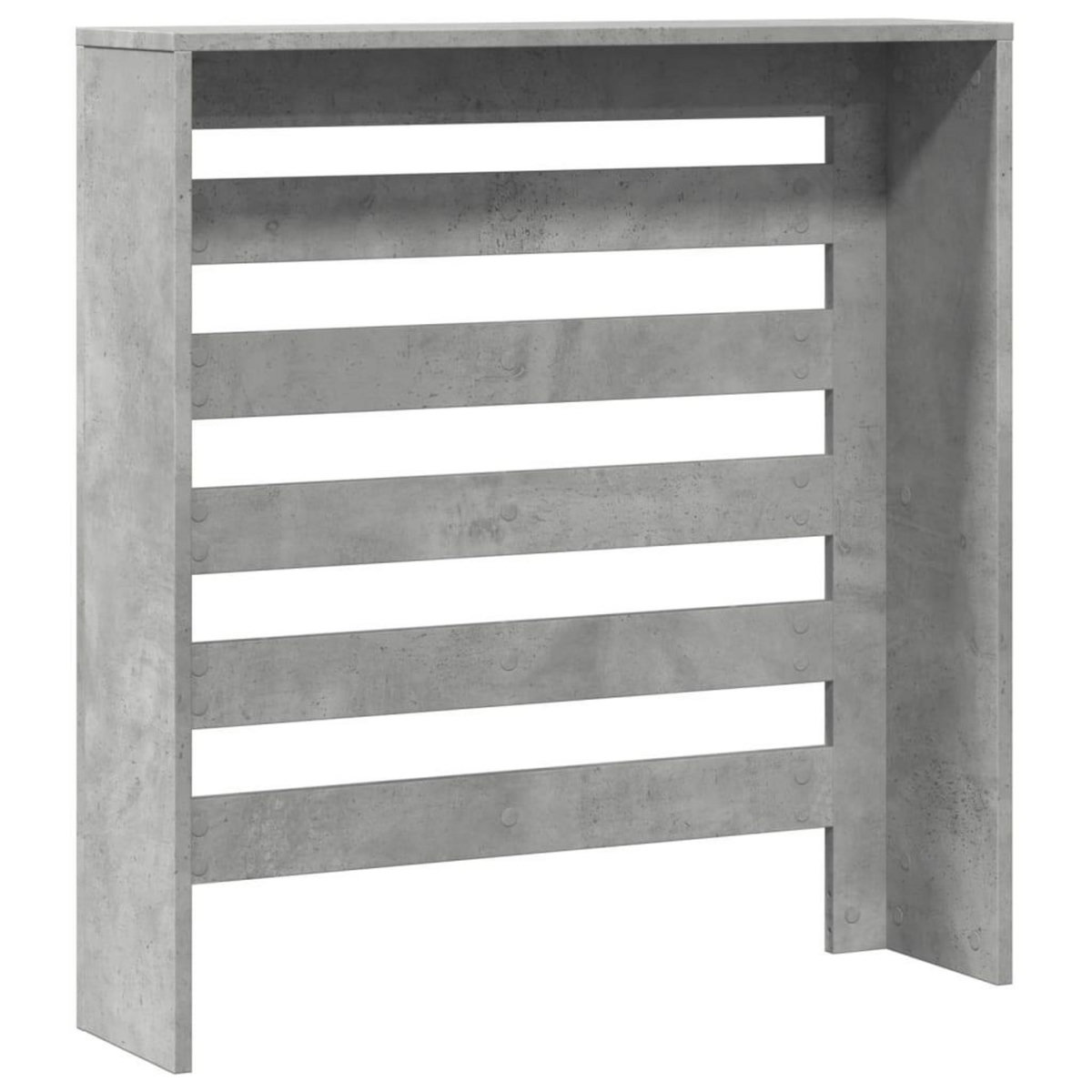 VIDAXL Cache-radiateur gris beton 78x20x82 cm bois d'ingenierie