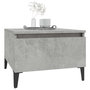 Voir la diapositive 4 : VIDAXL Table d'appoint Gris beton 50x46x35 cm Bois d'ingenierie