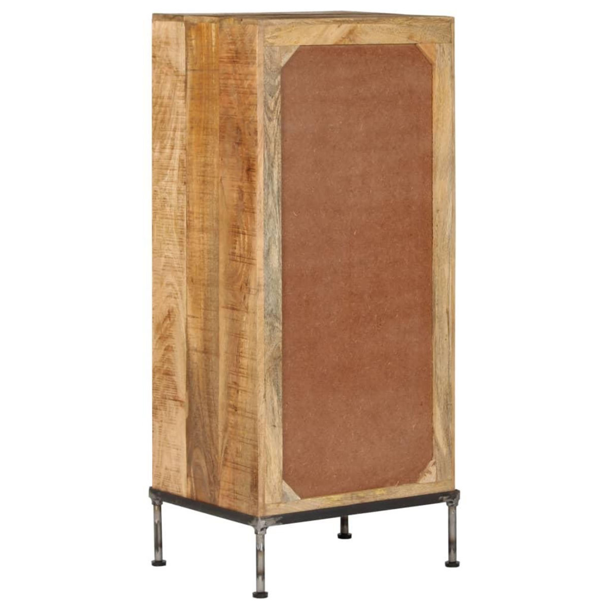 VIDAXL Coffre a tiroirs 45x35x106 cm Bois de manguier massif