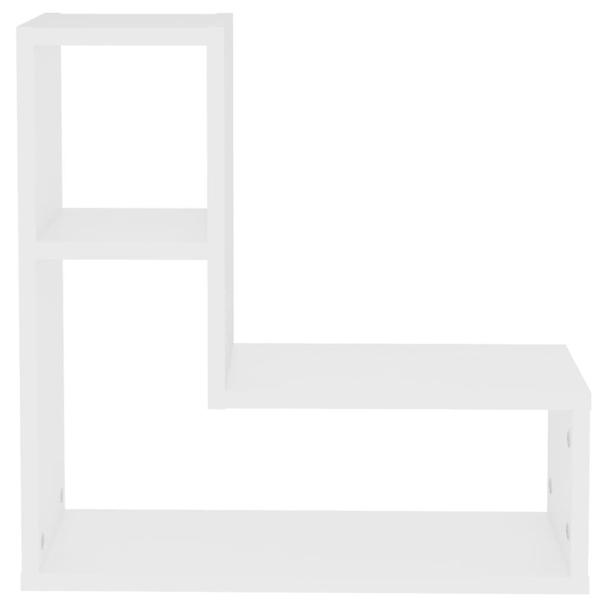 Voir la diapositive 5 : VIDAXL Etageres murales 2 pcs blanc 50x15x50 cm bois d'ingenierie