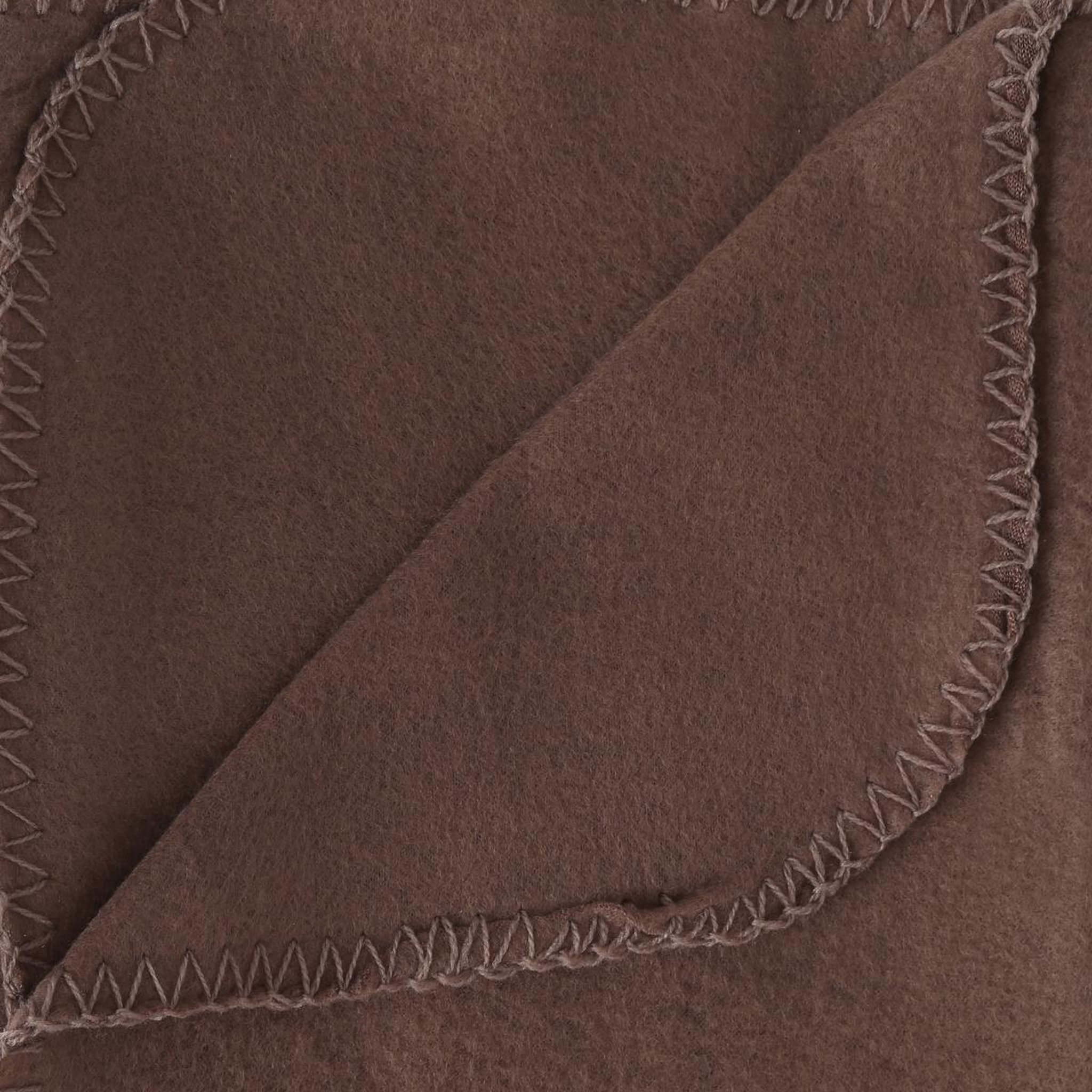 Voir la diapositive 2 : ATMOSPHERA Plaid polaire  jeremy  125x150cm taupe