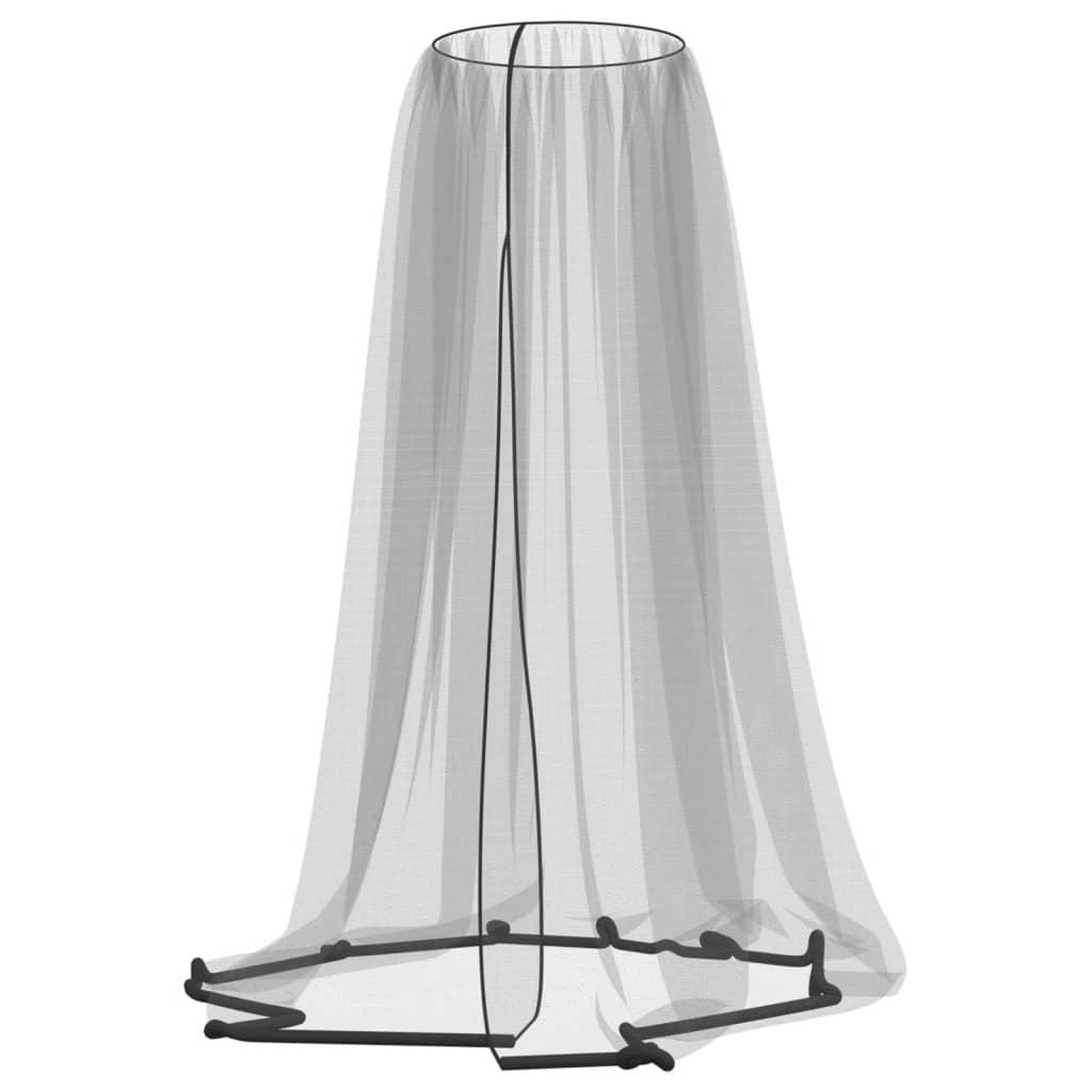Voir la diapositive 4 : VIDAXL Moustiquaire pour parasol 220 maille noir Φ300x230 cm